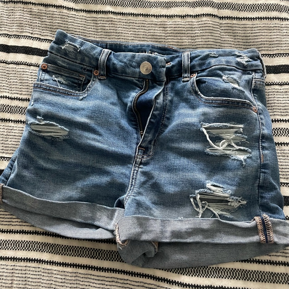 American Eagle super stretch jean shorts